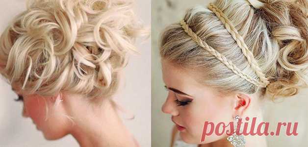 Причёски к выпускному вечеру Прически для выпускного вечера - романтический, гламурный и ретро-образ. Прически с плетением для длинных волос.