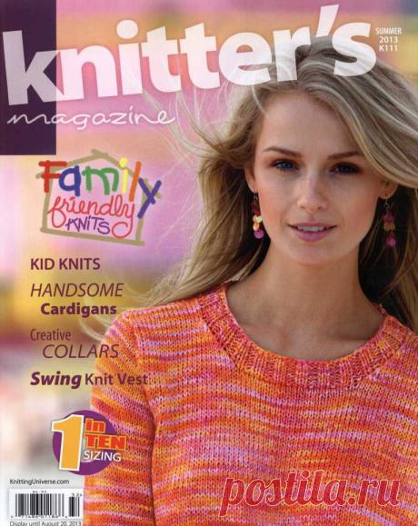 Журнал по вязанию Knitter's 111 2013 Summer | LaChat