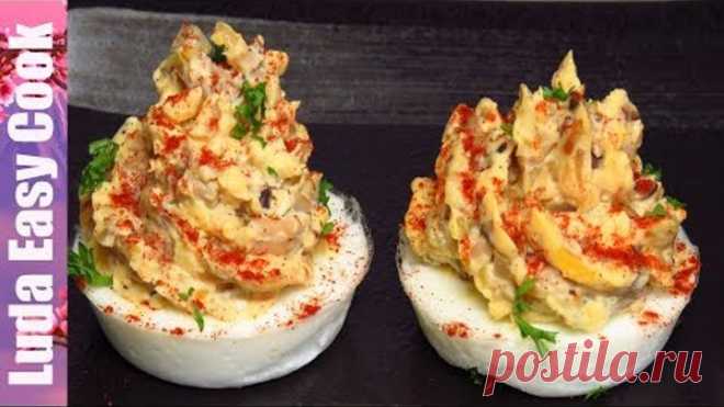 НОВАЯ ШИКАРНАЯ ЗАКУСКА ФАРШИРОВАННЫЕ ЯЙЦА НА НОВОГОДНИЙ СТОЛ |  DEVILED EGGS New Year's recipe