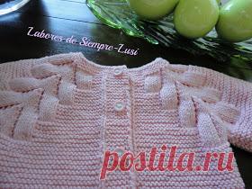 Labores de siempre: Jersey bebé con dibujo en ranglan + botitas