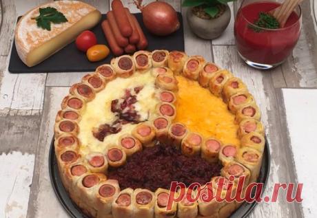 Recette Couronne peace and love et autres recettes Chefclub original Couronne peace and love - Recette de Couronne salée pour 8 personnes - Préparation en 30 minutes