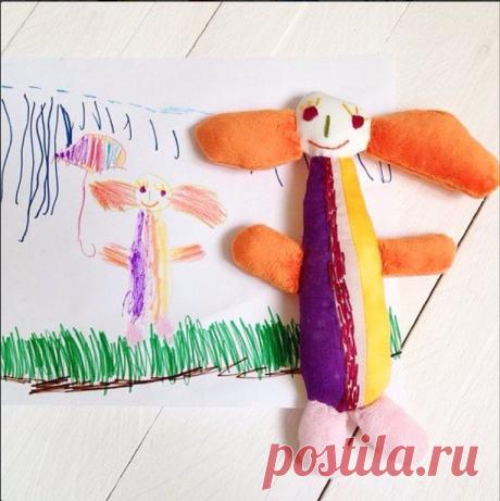 "Чебурашка" автор рисунка Юля, 4 года