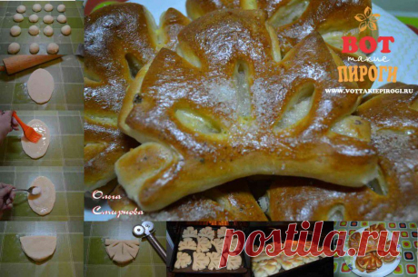 Дрожжевые плюшки с сахаром &quot;Листочки&quot; | ВОТ ТАКИЕ ПИРОГИ