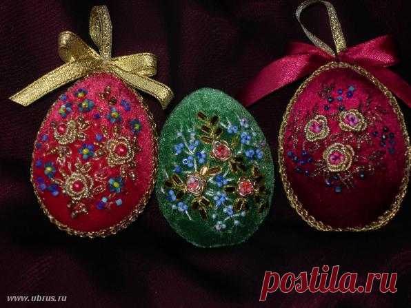 МК по пасхальным яйцам | Золотошвейная мастерская «Убрус»