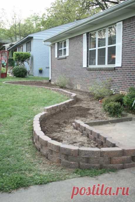Landscaping. This is a really good "beginner friendly" blog post with step by step instructions and pictures. | For The Home