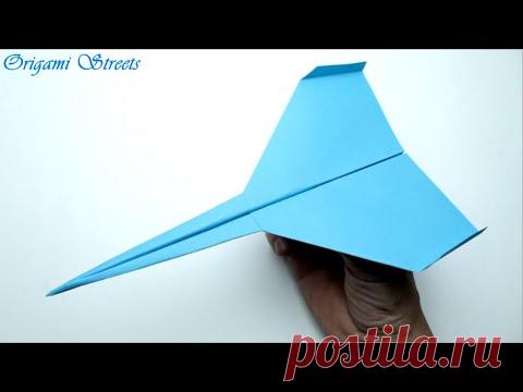 Как сделать самолет из бумаги. Оригами самолёт из бумаги.