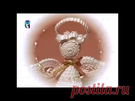 Делаем Рождественского ангела своими руками. Часть 2. Мастер класс для детей и родителей