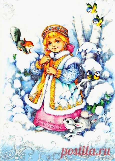 Чудесные Новогодние открытки! ♫♪♫♪ много... (Иллюстратор Марина Федотова)