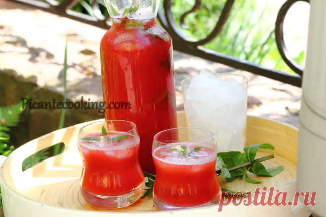 Полуничний лимонад | Picantecooking
