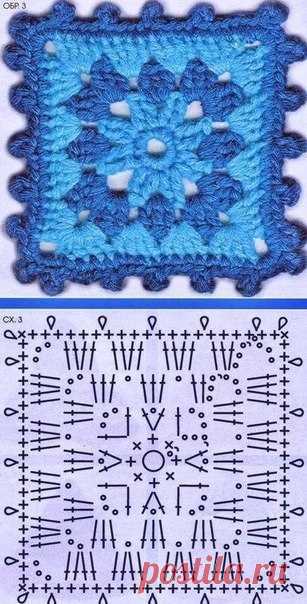 Эти фрагменты можно использовать для вязания пледов, сумочек, покрывал, украшения одежды