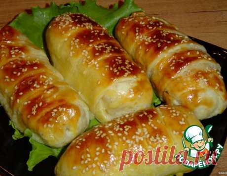 Слоечки с ветчиной и сыром – кулинарный рецепт