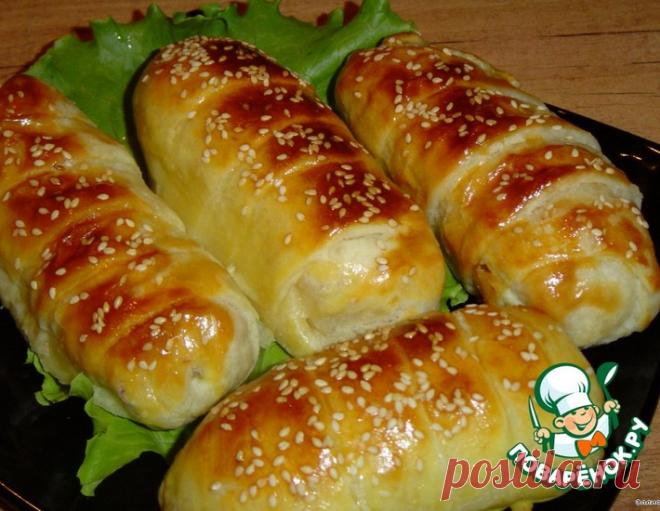 Слоечки с ветчиной и сыром – кулинарный рецепт