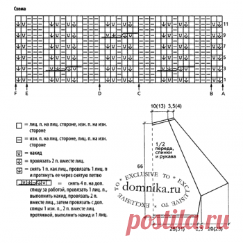 Вязаный пуловер с рукавом реглан цельновязаный - модная модель для женщин пожилых