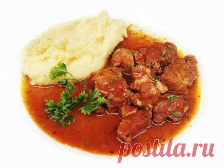 Очень вкусный гуляш как в СОВЕТСКИХ СТОЛОВЫХ. Подробный и простой рецепт | КОФЕЕК | Яндекс Дзен