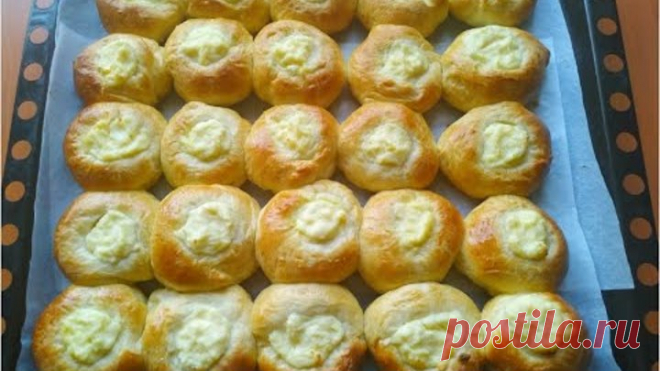 Ватрушки по Рецепту моей Бабушки - Мягкие, Воздушные со сливочным Вкусом!