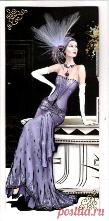 And So It Goes... Art Deco Illustration