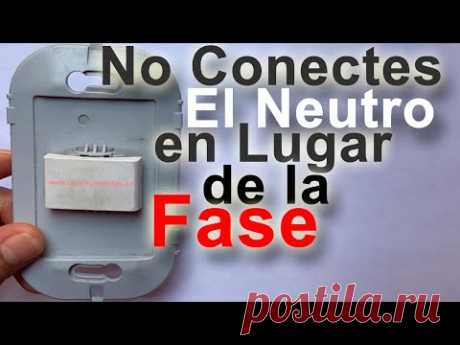 QUE SUCEDE SI SE CONECTA EL NEUTRO EN LUGAR DE LA FASE EN UN INTERRUPTOR