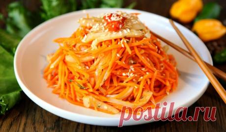 Салат из кальмаров по-корейски