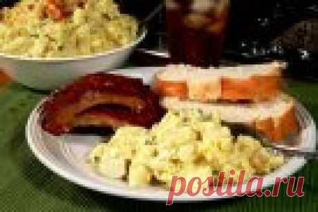 Картофельный салат на гарнир - пошаговый рецепт с фото на Повар.ру