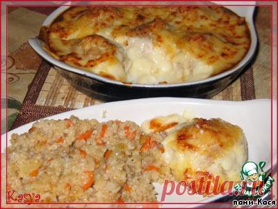 Запечёные куриные фрикадельки