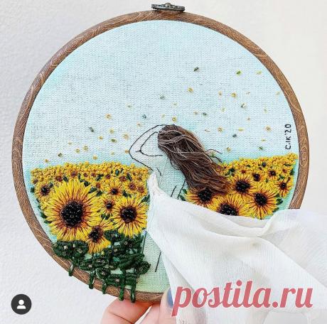 Мастерица вышивает такие НЕОБЫЧНЫЕ работы, что её персонажи выходят за пределы пялец: в одной работе умещается множество техник | Вышивка is Love | Яндекс Дзен