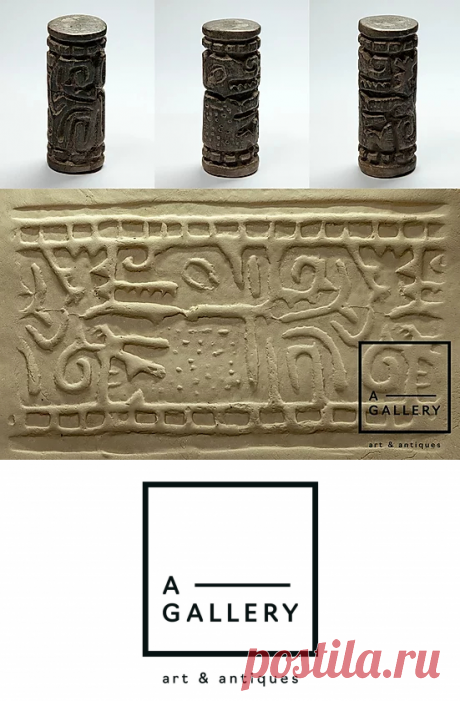 Цилиндрическая печать, культура Тумако (500 г. до н.э. – 500 г. н.э.)