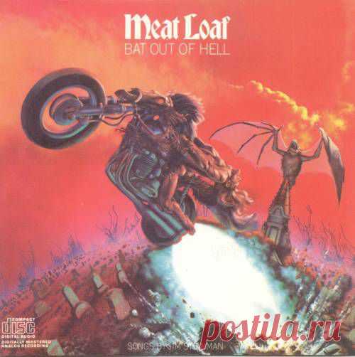 Обложки к альбому Bat Out Of Hell. Музыкант Meat Loaf