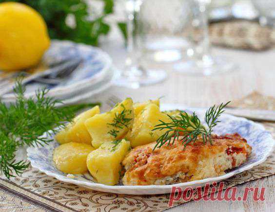 Горбуша, запеченная с помидорами - рецепт приготовления с фото от Maggi.ru