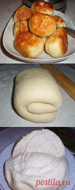 Самые вкусные рецепты: Тесто на кефире для пирожков, без дрожжей.