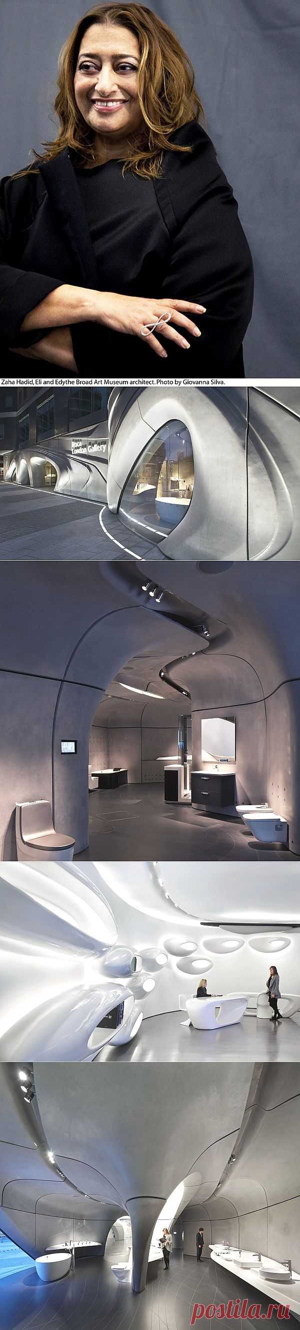 Невообразимый дизайн Roca London Gallery от Захи Хадид. - Мир отделки и ремонта