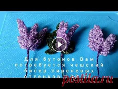 Сирень из бисера своими руками! Для сирени Вам потребуется: 100 гр. чешского бисера сиреневых оттенков 100 гр. чешского бисера зелёных оттенков проволока 0,4 мм. сиреневая и зелёная ...