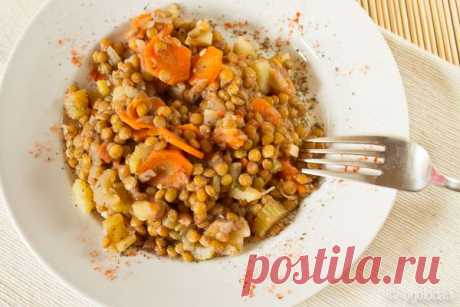 Как приготовить чечевицу с овощами - Рецепт