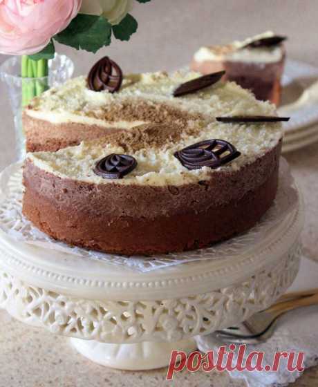 Торт «Кофе со сливками»