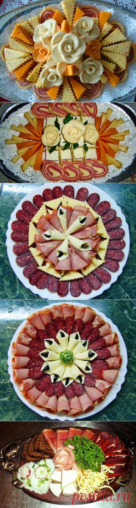 Роскошное блюдо холодных закусок- сервировка нарезки | БУДЕТ ВКУСНО!