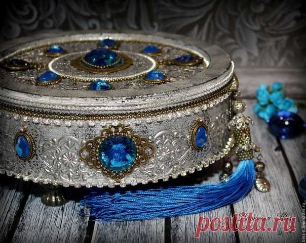 Вдохновение!  
#вдохновение_радуга_декор 

Наталья Bliss
Шкатулка для украшений 