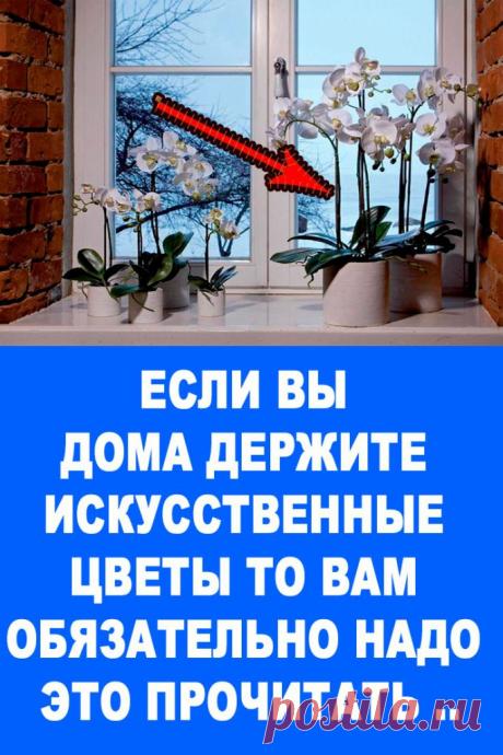 Если Вы дома держите искусственные цветы то Вам Обязательно надо это прочитать .. — Женские Советы