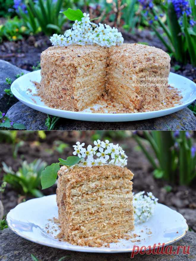 Sweet and not Sweet: Песочный торт с фундуком и крем-брюле.