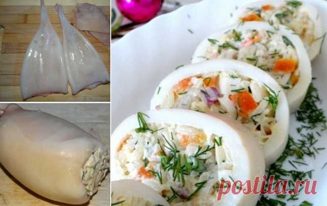 Закуски и салаты с крабовыми палочками