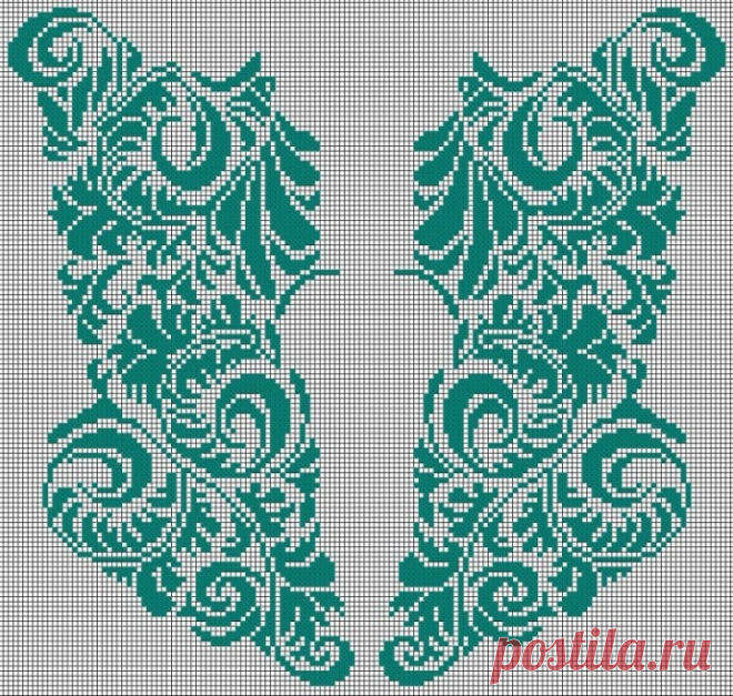 Узор спицами