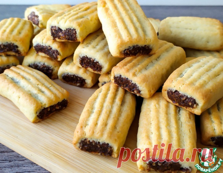 Нежное рассыпчатое печенье с начинкой – кулинарный рецепт