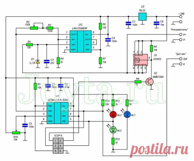 Паяльная станция T12 на базе ATtiny13A | joyta.ru