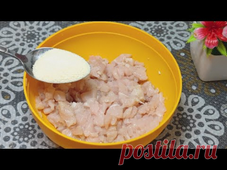 ДОБАВЬТЕ МАНКУ  В КУРИНУЮ ГРУДКИ! НИКТО НЕ ВЕРИТЬ ЧТО Я ГОТОВЛЮ ИХ ТАК ПРОСТО! САМЫЙ УДАЧНЫЙ РЕЦЕПТ