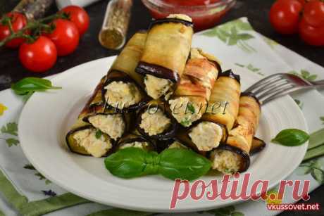 Рулетики из баклажанов с яйцом, сыром и орехами Рулетики из баклажанов с яйцом, сыром и орехами – оригинальная несложная закуска, которую можно подать на стол по любому поводу. По желанию можно добавить в начинку больше чеснока или молотого перца – чтобы получилось более пикантно.