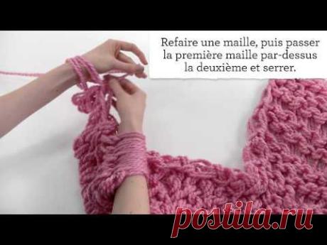 Tricot avec les bras pour débutantes