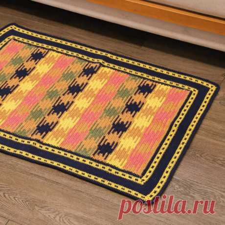 7 классных ковриков крючком. Схемы вязания | Вязание с Paradosik_Handmade | Дзен