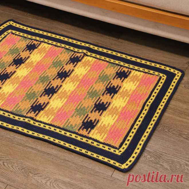7 классных ковриков крючком. Схемы вязания | Вязание с Paradosik_Handmade | Дзен