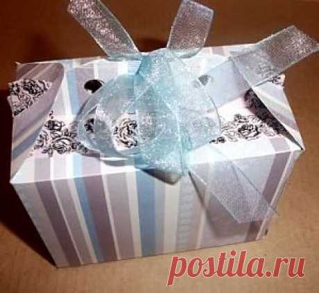 Коробочка полосатая с бантиком. Размер:. Купить в Интернет магазине svetlichok.tatet.ru.