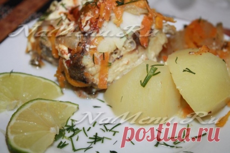 Минтай с картошкой в духовке, самый вкусный рецепт
