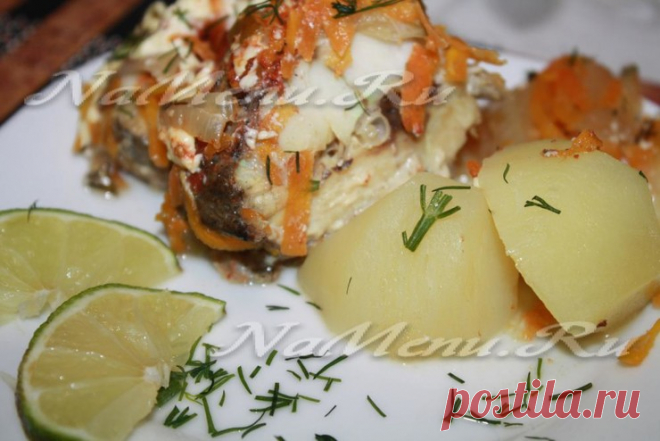 Минтай с картошкой в духовке, самый вкусный рецепт