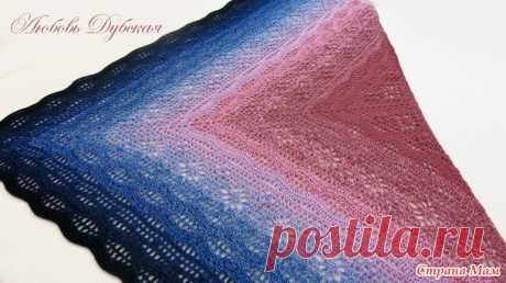 Шаль Daisy Chain Shawl. Видео мастер класс. - Вязание - Страна Мам